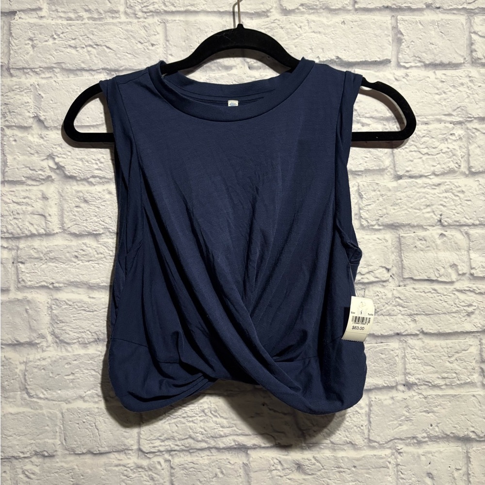 Free People Movement Navy Top Small